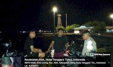 PATROLI-RUTIN-PELABUHAN-L.SAY-DAN-WURING-OLEH-PIKET-KP3-LAUT-MAUMERE-POLSEK-ALOK