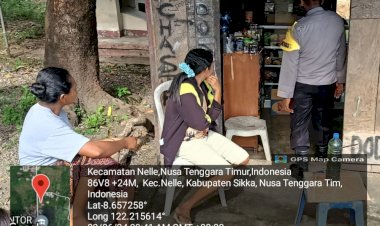 Piket-Jaga-SPKT-I-Polsek-Nelle-Melaksanakan-Patroli-Rutin-Presisi-Ke-Pemukiman-Masyarakat--Untuk-Memantu-Situasi-Kamtibmas