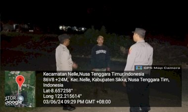 Polsek-Nelle-Polres-Sikka-Lakukan-Patroli-Rutin-untuk-Jaga-Keamanan-Wilayah