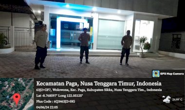 Polsek-Paga-Laksanakan-Patroli-Rutin:-Pastikan-Keamanan-Obyek-Vital--diwilayah