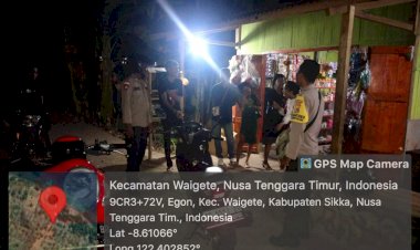 JAGA-KAMTIBMAS-PIKET-SPKT-POLSEK-WAIGETE-LAKSANAKAN-PATROLI-RUTIN