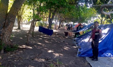 Patroli-Rutin-Polsek-Kewapante-Sukses-Amankan-Kegiatan-Kemah-SMA-Alvarez-di-Krokowolon-Kab.-sikka.