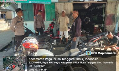 PIKET-JAGA-REGU-SPKT-POLSEK-PAGA-MELAKSANAKAN-PATROLI