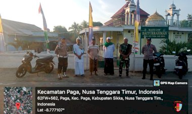 Kapolsek-Paga-IPTU-DONATUS-PARU-Beserta-Anggota-Melaksanakan-Pengamanan-Sholat-Ied--Idul-Adha-1444-H