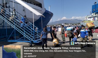 kegiatan-Pengamanan -Terhadap-Kedatangan-dan-Keberangkatan-KM-LAMBELU-di-Pelabuhan-L-Say-Maumere