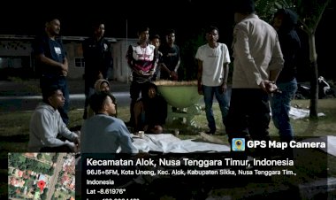 Patroli-Rutin-Polsek-Alok-Polres-Sikka-Pastikan-Keamanan-di-Wilayah-Maumere