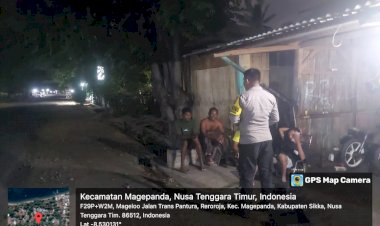 Patroli-Rutin-Piket-Jaga-Pos-Pol-Ndete-Polsek-Alok-Polres-Sikka-Berjalan-Aman-dan-Tertib
