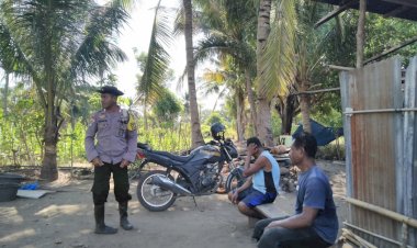 Patroli-Rutin-Pos-Pol-Ndete-Polsek-Alok,-Polres-Sikka,-Berjalan-Lancar-dan-Kondusif