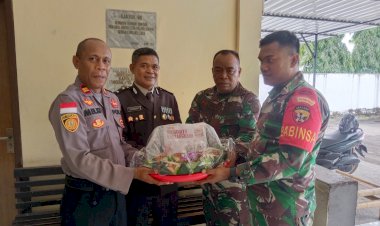 Kunjungan-Silaturahmi-Danramil-1603-01-Alok-dalam-Rangka-Memperingati-HUT-Bhayangkara-Ke-78