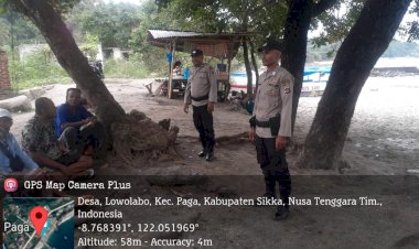 Kegiatan-Patroli-Rutin-Polsek-Paga,-Polres-Sikka:-Membangun-Ketertiban-dan-Kondusifitas-Situas