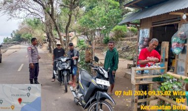 Polsek-Bola-Tingkatkan-Keamanan-Sikka-Lewat-Patroli-Rutin