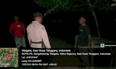 PIKET-REGU-II-SPKT-POLSEK-WAIGETE-JAGA-SITKAMTIBMAS-TETAP-AMAN-DAN-KONDUSIF