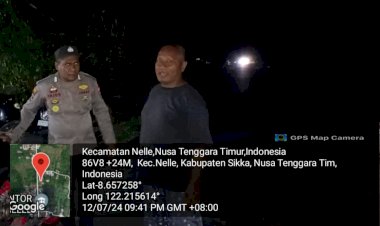 PIKET-JAGA-SPKT-REGU-I-POLSEK-NELLE-POLRES-SIKKA-LAKSANAKAN-PATROLI