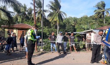 Kecelakaan-Lalu-Lintas-di-Nangalimang:-Satu-Korban-Jiwa,-Polisi-Lakukan-Olah-TKP