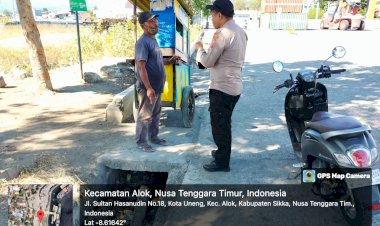PIKET-POSPOL-KPPP-LAUT-POLSEK-ALOK-POLRES-SIKKA-JAGA-KEAMANAN-AREA-PELABUHAN-L.-SAY-DAN-PELABUHAN-RAKYAT-WURING