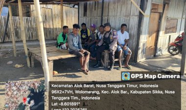 Patroli-Dialogis-Piket-Pospol-KPPP-Laut-Maumere,-Area-Pelabuhan-Kondusif