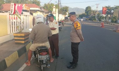 Polres-Sikka-Gelar-Operasi-Patuh-Turangga-2024,-Kasiwas-Ipda-Nyoman-Ariasa-Pimpin-Langsung-Pengawasan