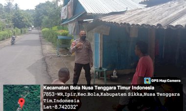 Patroli-Rutin-Piket-SPKT-Regu-III-Polsek-Bola-Ciptakan-Kamtibmas-Yang-Kondusif