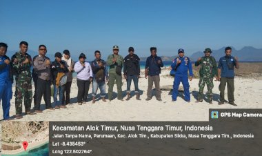 Patroli-Terpadu-Pengecekan-Pal-Batas-Kawasan-Konservasi-Wisata-Alam-Laut-Gugus-Pulau-Teluk-Maumere-Berjalan-Lancar