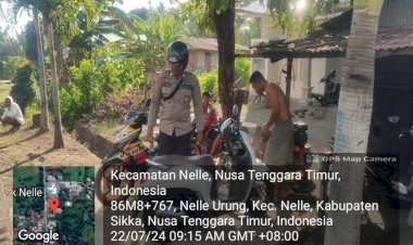 Patroli-Rutin-Polsek-Nelle-Berhasil-Ciptakan-Situasi-Aman-dan-Kondusif-di-Kabupaten-Sikka