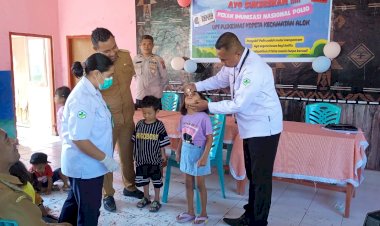 PIN-Polio-Sukses-Digelar-di-Alok:-Camat-Alok-Buka-Langsung,-Ibu-dan-Balita-Antusias-Ikut-Serta