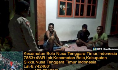 Patroli-Rutin-Polsek-Bola:-Jaga-Keamanan-Malam-dan-Cegah-Tndakan-Kriminal