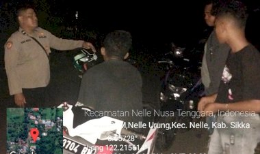 Patroli-Rutin-Polsek-Nelle-Polres-Sikka:-Mewujudkan-Situasi-Keamanan-yang-Kondusif