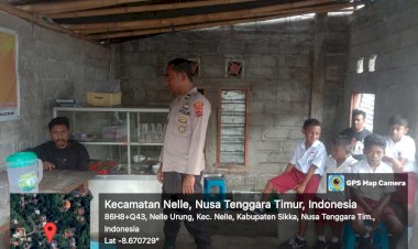Polsek-Nelle-Polres-Sikka-Gelar-Patroli-Rutin,-Pastikan-Situasi-Aman-dan-Kondusif