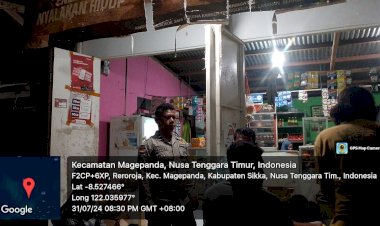 Patroli-Rutin-Pos-Pol-Ndete-Polsek-Alok-Ciptakan-Ketenangan-di-Wilayah--Magepanda