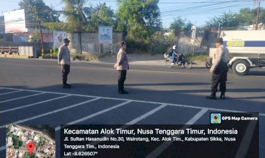 Polres-Sikka,-Strong-Point-Pagi-Layani-Masyarakat