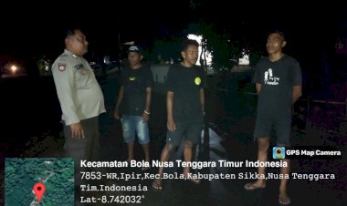 PATROLI-RUTIN-OLEH-PIKET-JAGA-SPKT-REGU-3-POLSEK-BOLA-DI-DESA-WATUKRUS