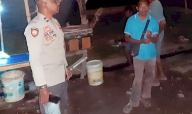 JAGA-SITKAMTIBMAS-TETAP-KONDUSIF,-PIKET-SPKT-REGU-II-POLSEK-WAIGETE---POLRES-SIKKA-LAKSANAKAN-PATROLI
