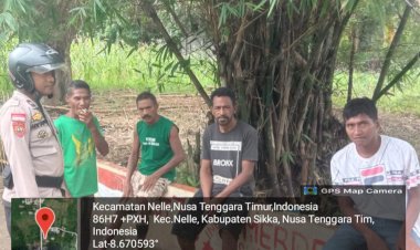 PIKET-JAGA-SPKT-REGU-III-POLSEK-NELLE-POLRES-SIKKA-MELAKSANAKAN-PATROLI-JAGA-KAMTIBMAS