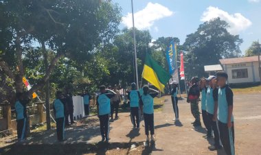 Pelatihan-Paskibra-Tingkat-Kecamatan-Koting:-Persiapan-Upacara-HUT-RI-ke-79-Berjalan-Lancar