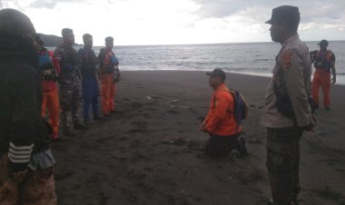 Pelajar-Terseret-Arus-di-Laut-Desa-Du,-Pencarian-Masih-Berlangsung-di-Tengah-Gelombang-Kuat