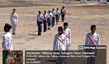 GLADI-BERSIH-UPACARA-PENGIBARAN-DAN-PENURUNAN-BENDERA-MERAH-PUTIH-MEMPERINGATI-HUT-KE--79-KEMERDEKAAN-NKRI-TINGKAT-KECAMATAN-TALIBURA