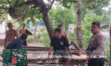 POLSEK-NELLE-POLRES-SIKKA-MELAKSANAKAN-PATROLI-RUTIN