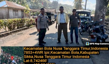 POLSEK-BOLA-POLRES-SIKKA-LAKSANAKAN-PATROLI-RUTIN