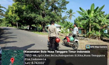 POLSEK-BOLA-POLRES-SIKKA-RUTIN-LAKSANAKAN-PATROLI