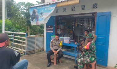 KAPOSPOL-KOTING-POLSEK-NELLE-POLRES-SIKKA-LAKSANAKAN--PATROLI-DIALOGIS