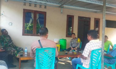 BABINKAMTIBMAS-KEC.KOTING-LAKSANAKAN-GIAT-SAMBANG-DAN-PATROLI-DIALOGIS.