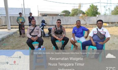 Polsek-Waigete-Pam-Final-Sepak-Bola-Mini-OMK-WAIRITA-CUP-Dalam-Rangka-Memperingati-HUT-RI-KE-79