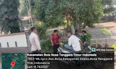 PERSONIL-POLSEK-BOLA-POLRES-SIKKA-LAKSANAKAN-PATROLI-RUTIN