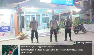 Polsek-Paga-Laksanakan-Patroli-Rutin-di-Obyek-Vital-Wilayah-Hukum-Polsek-Paga-Polres-Sikka