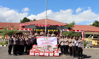 POLWAN-POLRES-SIKKA-LAKSANAKAN-GIAT-BAKSOS