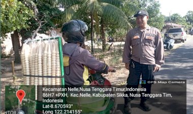 JAGA-KAMTIBMAS,-POLSEK-NELLE-POLRES-SIKKA-LAKSANAKAN-PATROLI-DIALOGIS-DAN-SAMBANG