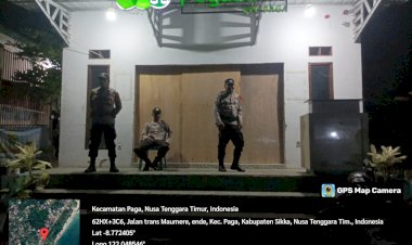 Patroli-Rutin-Polsek-Paga-di-Obyek-Vital-Pastikan-Keamanan-Wilayah