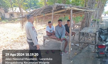 KEGIATAN-PATROLI-OLEH-PIKET-JAGA-REGU-II-POLSEK-WAIGETE---POLRES-SIKKA