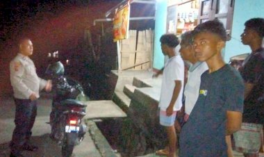 POLSEK-NELLE-POLRES-SIKKA-RUTIN-LAKSANAKAN-PATROLI-DAN-SAMBANG-WARGA