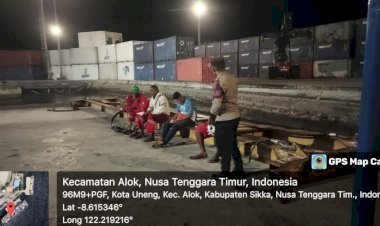 PIKET-POSPOL-KPPP-LAUT-POLSEK-ALOK-POLRES-SIKKA--JAGA-KEAMAN-AREAL-PELABUHAN